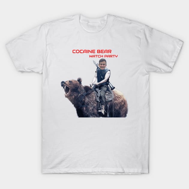 Cody Patzoldt Cocaine Bear Watch Party T-Shirt by Brady Merch Stores